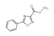 5-苯基-1,2,4-噁二唑-3-羧酸甲酯结构式