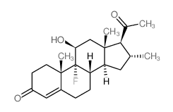 Progesterone, 9-fluoro-11.beta.-hydroxy-16.alpha.-methyl- picture