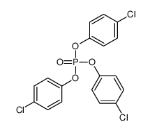 tris(4-chlorophenyl) phosphate Structure