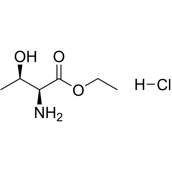 Ethyl L-threoninate hydrochloride (1:1) structure