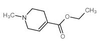 1-甲基-1,2,3,6-四氢吡啶-4-羧酸乙酯结构式