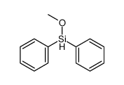 diphenyl(methoxy)silane结构式