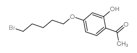 1-[4-[(5-溴戊基)氧基]-2-羟基苯基]-1-乙酮结构式