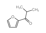 1-(呋喃-2-基)-2-甲基丙-1-酮结构式