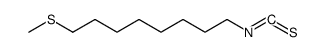 1-异硫氰酸根-8-(甲基亚硫基)-辛烷结构式