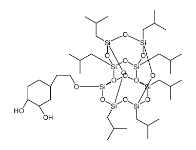PSS-(2-(反式-3,4-环己二醇)乙基)-七异丁基取代结构式