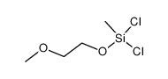dichloro(2-methoxyethoxy)methylsilane结构式