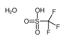 trifluoromethanesulfonic acid,hydrate Structure