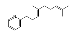 2-(4,8-dimethylnona-3,7-dienyl)pyridine Structure
