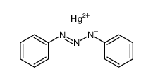 1,3-diphenyl-triazene, mercury (II)-salt Structure