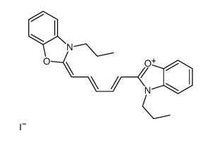 3,3'-DIPROPYLOXADICARBOCYANINE IODIDE Structure