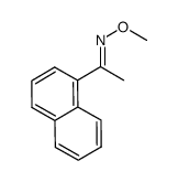 methyl 1-naphthyl ketone O-methyloxime结构式