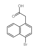 2-(4-bromonaphthalen-1-yl)acetic acid结构式