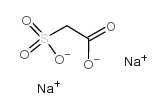 Acetic acid, 2-sulfo-,sodium salt (1:2) Structure