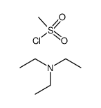 triethylamine, methanesulfonyl chloride Structure