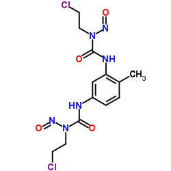 3,3'-(4-Methyl-1,3-phenylene)bis[1-(2-chloroethyl)-1-nitrosourea]结构式