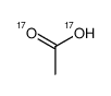 acetic acid-17O2 Structure