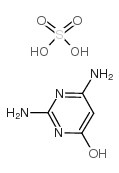 2,6-二氨基-4-羟基嘧啶硫酸盐结构式