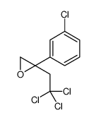 2-(3-chlorophenyl)-2-(2,2,2-trichloroethyl)oxirane Structure