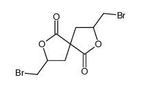 3,8-bis(bromomethyl)-2,7-dioxaspiro[4.4]nonane-1,6-dione结构式