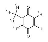 2,3,5-trideuterio-6-trideuteriomethyl-[1,4]benzoquinone Structure
