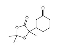 2,2,4-trimethyl-4-(3-oxocyclohexyl)-1,3-oxathiolan-5-one Structure