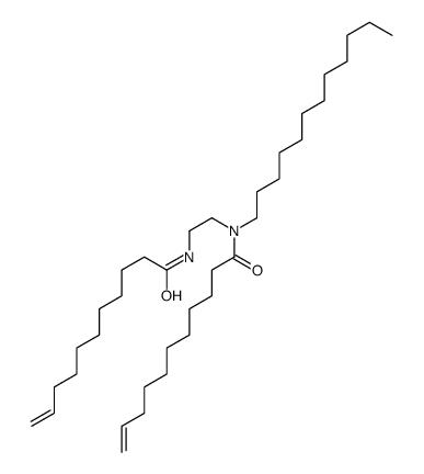 N-[2-[dodecyl(undec-10-enoyl)amino]ethyl]undec-10-enamide结构式
