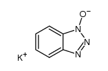 1-Hydroxy-1,2,3-benzotriazole potassium salt结构式