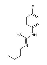 1-butyl-3-(4-fluorophenyl)thiourea Structure