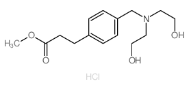 methyl 3-[4-[(bis(2-hydroxyethyl)amino)methyl]phenyl]propanoate Structure