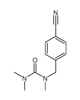 1-[(4-cyanophenyl)methyl]-1,3,3-trimethylurea Structure