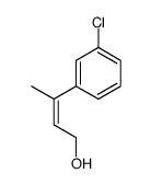3-(3-chlorophenyl)but-2-en-1-ol结构式