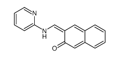 3-[(pyridin-2-ylamino)methylidene]naphthalen-2-one Structure