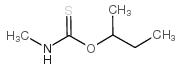 甲基硫代氨基甲酸 2-丁基酯结构式