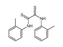 N,N'-bis(2-methylphenyl)ethanedithioamide结构式
