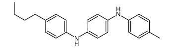4-N-(4-butylphenyl)-1-N-(4-methylphenyl)benzene-1,4-diamine Structure