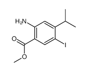 Methyl 2-amino-5-iodo-4-isopropylbenzoate Structure