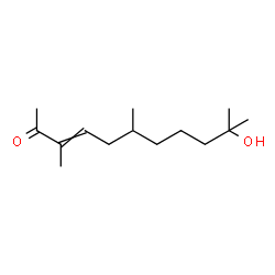 10-Hydroxy-3,6,10-trimethyl-3-undecen-2-one结构式