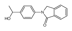 2-[4-(1-hydroxyethyl)phenyl]-3H-isoindol-1-one结构式