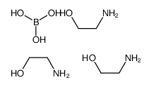 tris[(2-hydroxyethyl)ammonium] orthoborate结构式