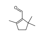 2,5,5-trimethyl-1-cyclopentenecarbaldehyde Structure