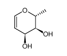 (2R,3S,4S)-2-methyl-3,4-dihydro-2H-pyran-3,4-diol结构式