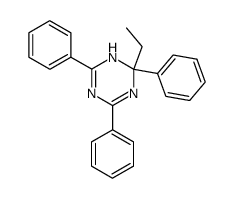 2,4,6-triphenyl-2-ethyl-2,3-dihydro-1,3,5-triazine结构式