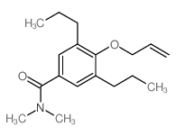 4-Allyloxy-N,N-dimethyl-3,5-dipropylbenzamide结构式
