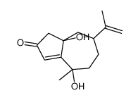 4,8a-dihydroxy-4-methyl-7-prop-1-en-2-yl-5,6,7,8-tetrahydro-1H-azulen-2-one Structure