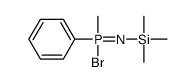 bromo-methyl-phenyl-trimethylsilylimino-λ5-phosphane Structure