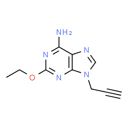9H-Purin-6-amine,2-ethoxy-9-(2-propynyl)-(9CI)结构式