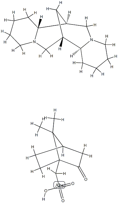 sparteine camsilate Structure