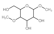 a-D-Mannopyranoside, methyl4-O-methyl- Structure