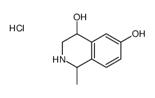 1-methyl-1,2,3,4-tetrahydroisoquinoline-4,6-diol,hydrochloride Structure